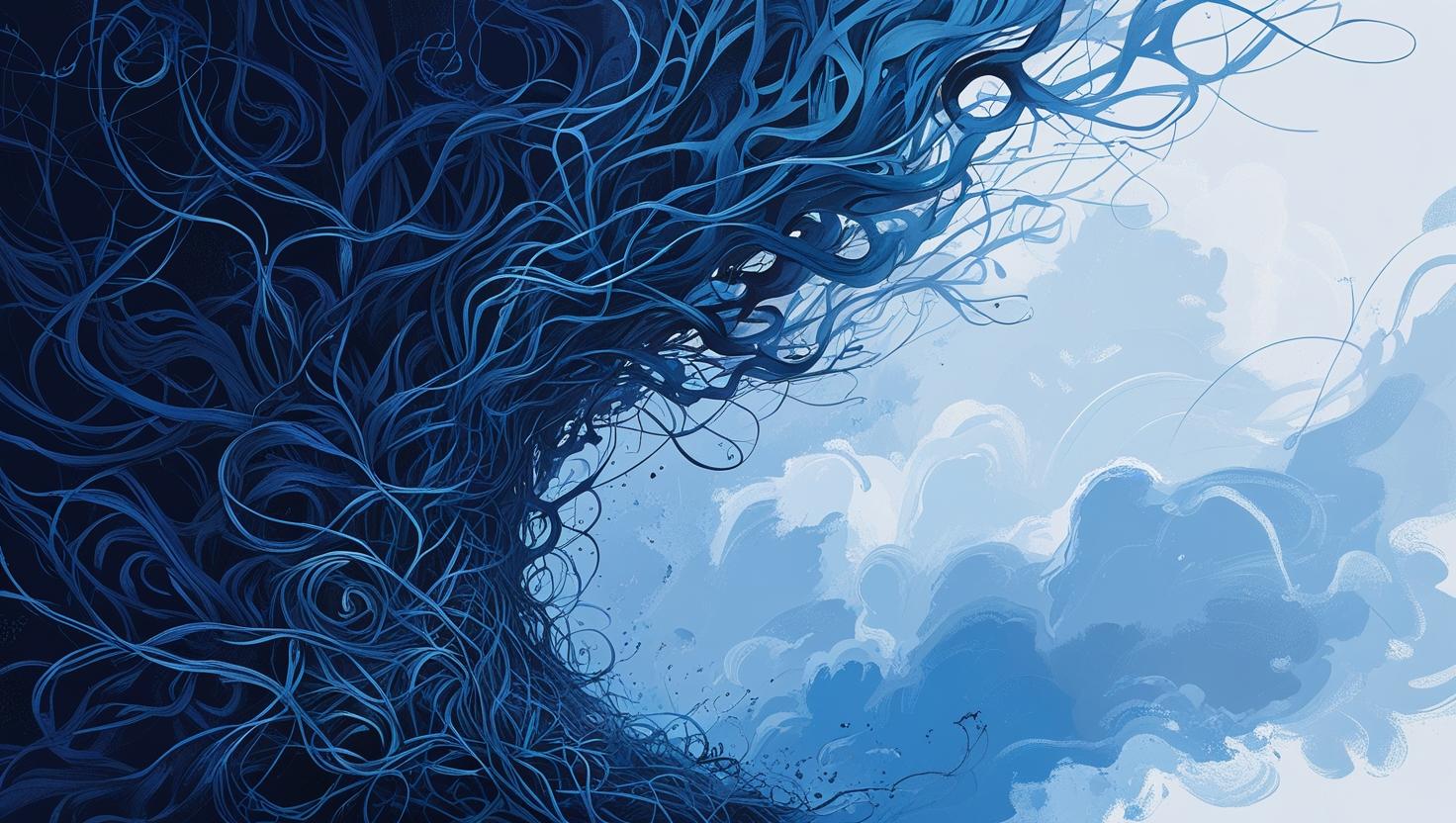 An abstract image representing justice and order